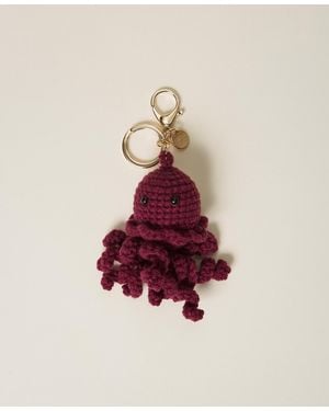 Twinset Octopus Crochet Keyring - Pink