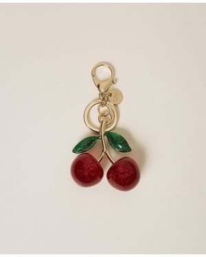 Twinset Key Ring With Resin Cherries - Multicolour