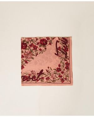 Twinset Tuch Mit Blumenprint - Pink