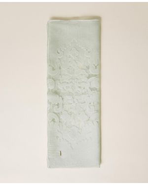 Twinset Inlaid Lace Stole - Natural