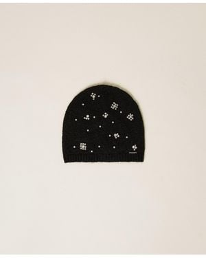 Twinset Berretto - Nero