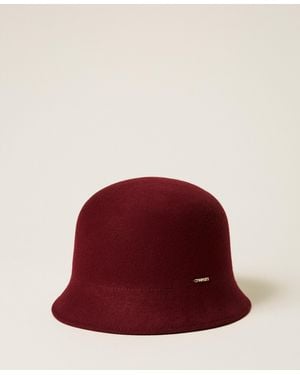 Twinset Cappello Cloche - Rosso