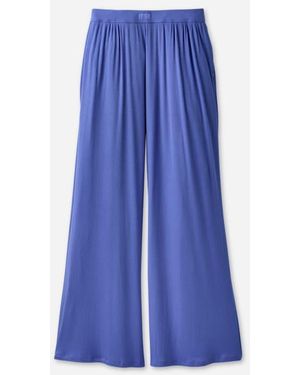 UGG Imogen Wide Leg Rib-Broek - Blauw