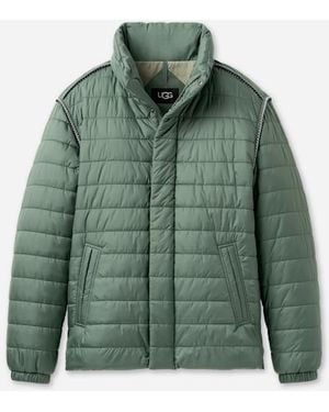 UGG Dray Braid Zip Jacket - Green