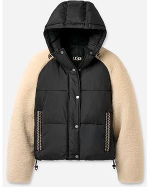 UGG Mykah Braid Puffer Jacket Polyester - Black