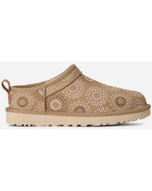 UGG Classic Micro Sun Stitch Sheepskin Classic Boots - Black