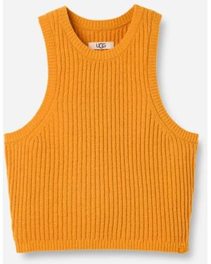 UGG Elaenia Tank Lite Polyester/Recycled Materials Tops - Orange