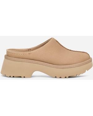 UGG New Heights Clog (Sand) Clog Shoes - Brown