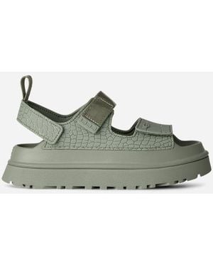 UGG Goldenglow Embossed Sandal - Green