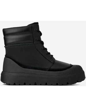 UGG Mens Kennen Boot Black Leather Size 12 Ugg Ugg Wrangell Boots UGG Men\u0027s Kennen Boot, Black Leather
