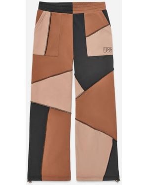 UGG Raini Piecework Pant Cotton Blend/Terry Cloth/Recycled Materials Trousers - Orange