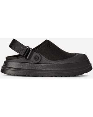 UGG Goldenglow Canvas Clog Shoes - Black