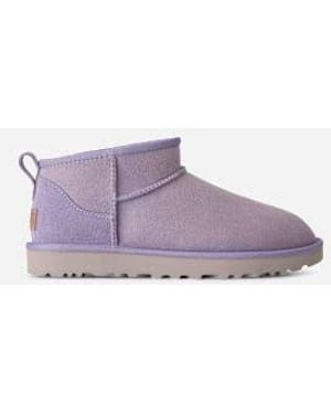 UGG Botte Classic Ultra Mini Pour Femme - Violet