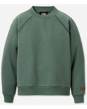 UGG Classic Crewneck Cotton Blend/Recycled Materials Tops - Green