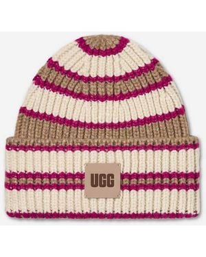UGG Chunky Rib Beanie - Red