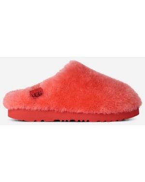 UGG Classic Fluffed-Instapper - Zwart