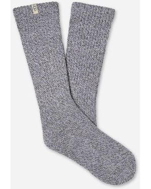 UGG Tyla Slouchy Crew Ii Cotton Blend - Gray