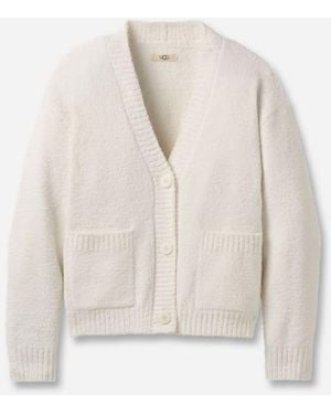 UGG Adalynne Cardigan Polyester Tops - White