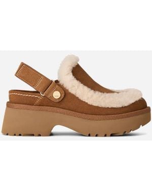 UGG Esmee Clog Sheepskin Shoes - Black