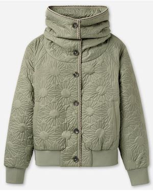 UGG Solein Oversized-Collar Jacket - Green