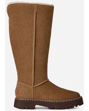 UGG Uptowner Tall Boot Sheepskin - Brown