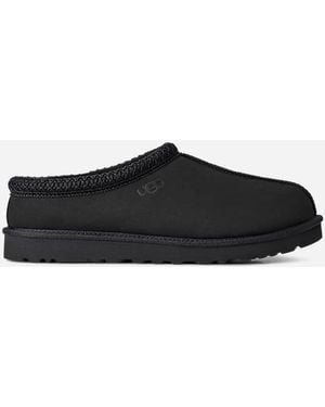 UGG Tasman Ii Nubuck Sheepskin Slippers - Black