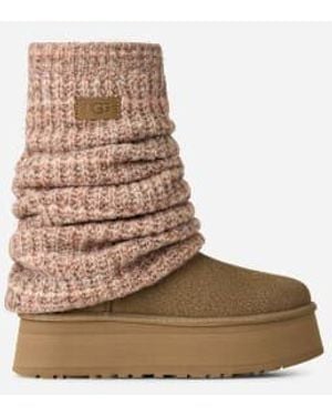 UGG Jambière Classic Mini Dipper Pour Femme - Neutre
