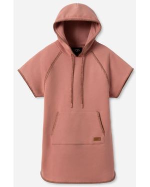 UGG Classic Hoodie Dress Cotton Blend/Recycled Materials Dresses - Pink
