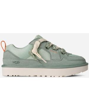 UGG Lo Lowmel Suede/Textile/Recycled Materials Shoes - Black