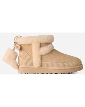 UGG Botte Classic Mini Heritage - Neutre