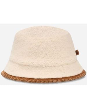 UGG Fluff Scalloped Hat Fleece - Natural