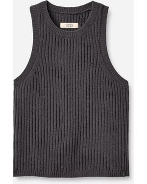 UGG Elaenia Tank Lite Polyester/Recycled Materials Tops - Black