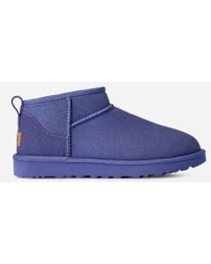UGG Botte Classic Ultra Mini Pour Femme - Bleu