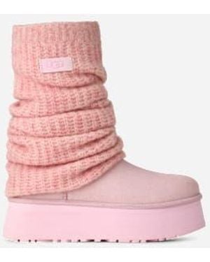 UGG Jambière Classic Mini Dipper Pour Femme - Rose