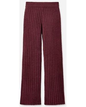 UGG Terri Pant Rib Cozy Knit Bottoms - Red