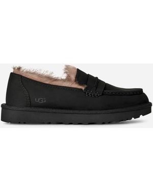 UGG Ellis Loafer Aus Nubukleder Für Damen - Schwarz