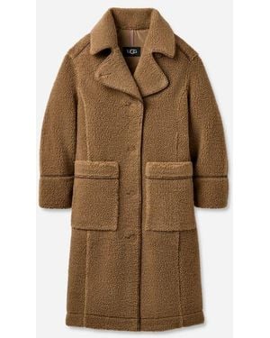 UGG Sema Fluff Mantel Für Damen - Braun