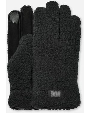 UGG Handschuhe Aus Fluff Für Herren - Schwarz