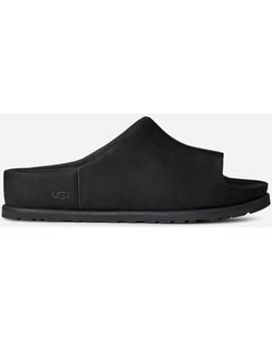 UGG Otzo Slide Nubuck Sandals - Black