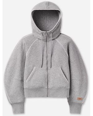 UGG Classic Full-Zip Hoodie Tops - Gray