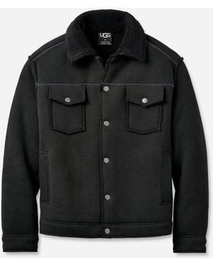 UGG Janson Fluff Jacket Ii Fleece - Black