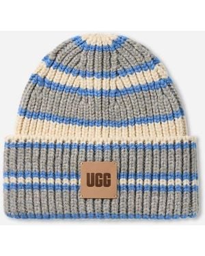 UGG Chunky Rib Beanie - Blue