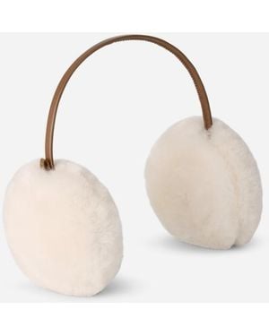 UGG Sheepskin Slim Band Earmuff - White