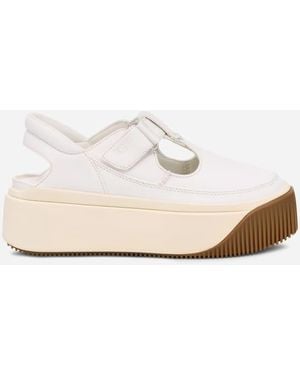 UGG Ez-Duzzit T-Strap Canvas Sneakers - Black