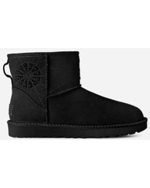UGG Botte Classic Mini Holiday Sun - Noir