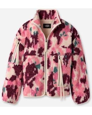 UGG Marlene Splatter Jacket Polyester - Red