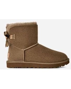 UGG Mini Bailey Bow Ii Pour Femme - Marron