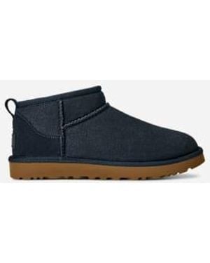UGG Botte Classic Ultra Mini Pour Femme - Bleu