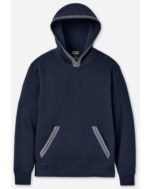UGG Tasman Hoodie Cotton Blend/Recycled Materials Tops - Blue
