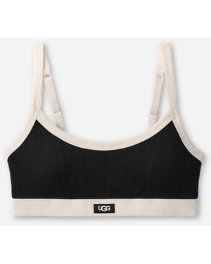 UGG Tesia Bralette Rib Lenzing\U2122 Ecovero\U2122 Viscose Blend Tops - Black
